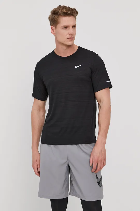 czarny Nike T-shirt Męski