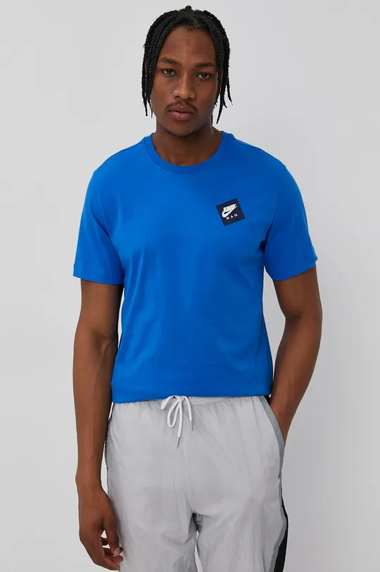 niebieski Jordan T-shirt Męski