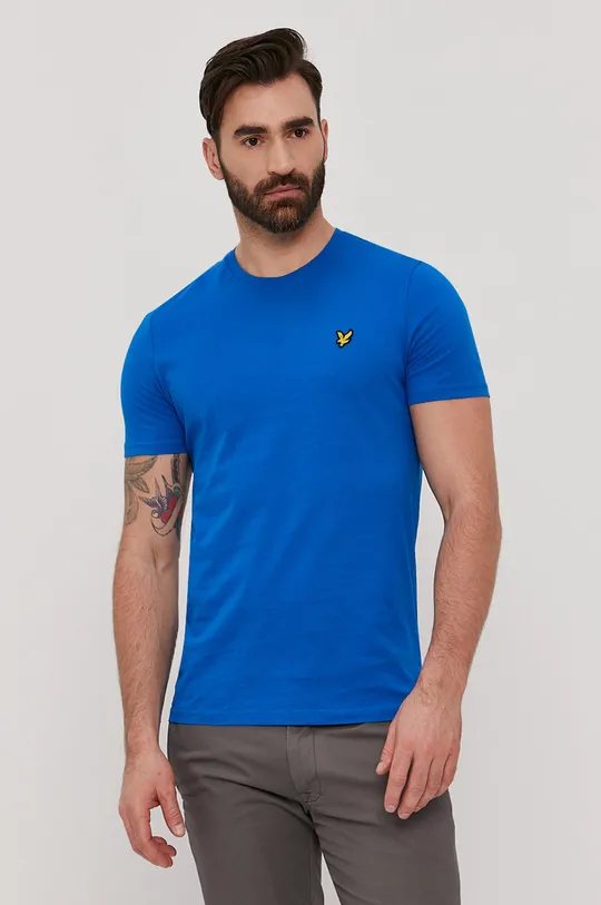 niebieski Lyle & Scott T-shirt Męski