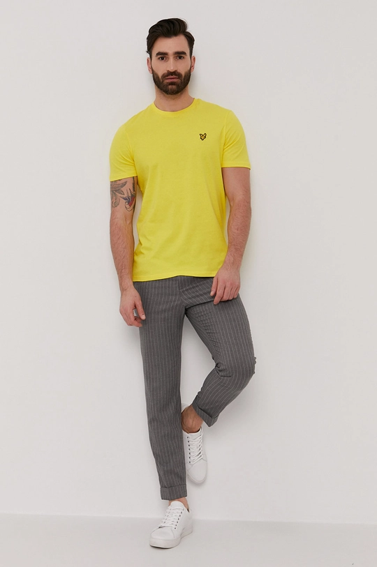 Lyle & Scott T-shirt żółty