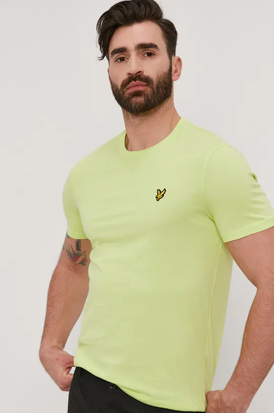 zielony Lyle & Scott T-shirt Męski