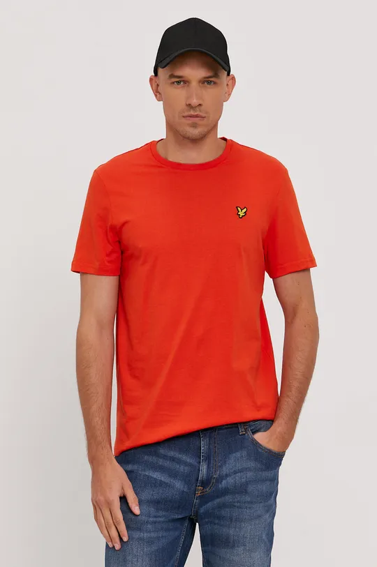 pomarańczowy Lyle & Scott T-shirt