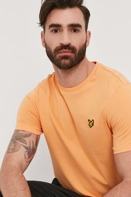 pomarańczowy Lyle & Scott T-shirt Męski