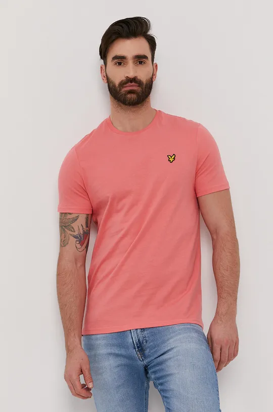 rózsaszín Lyle & Scott t-shirt