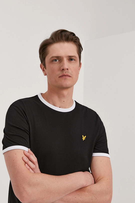 čierna Tričko Lyle & Scott Pánsky