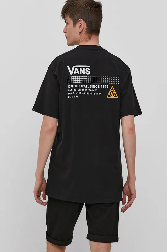 чёрный Футболка Vans Мужской