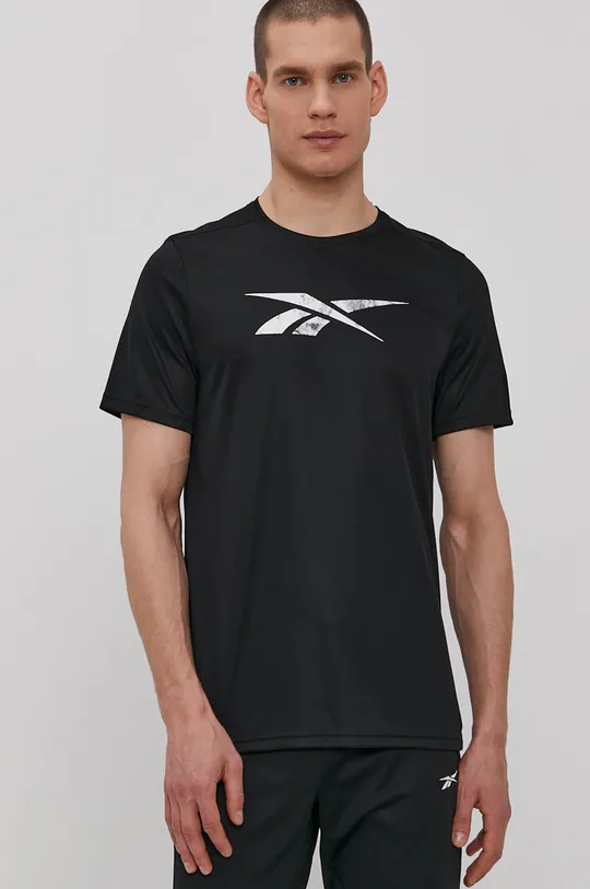 czarny Reebok T-shirt GL3183 Męski