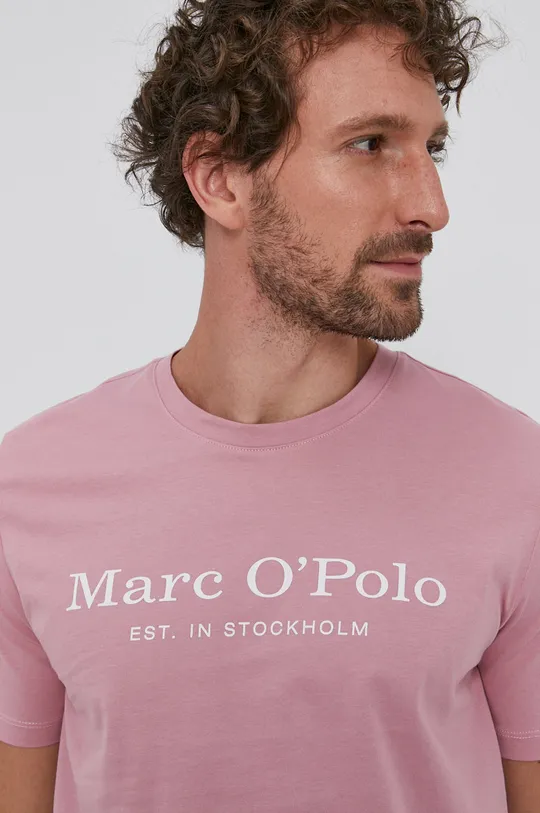 różowy Marc O'Polo T-shirt Męski