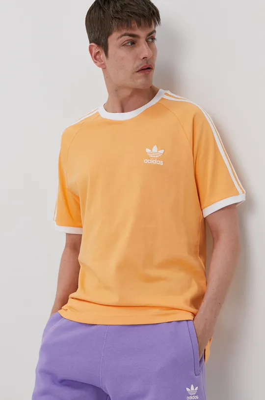 pomarańczowy adidas Originals T-shirt GN3498 Męski