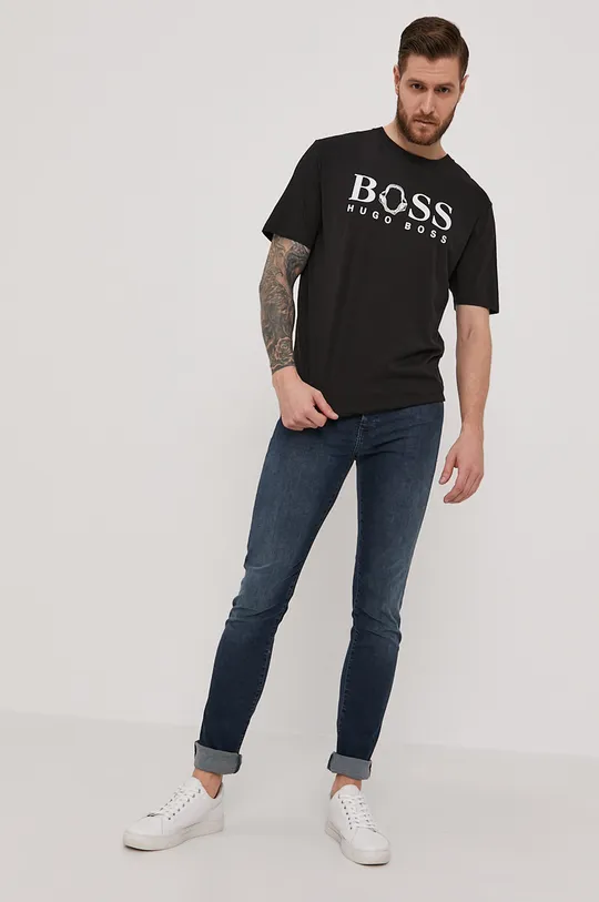 Boss T-shirt Casual 50450923 czarny