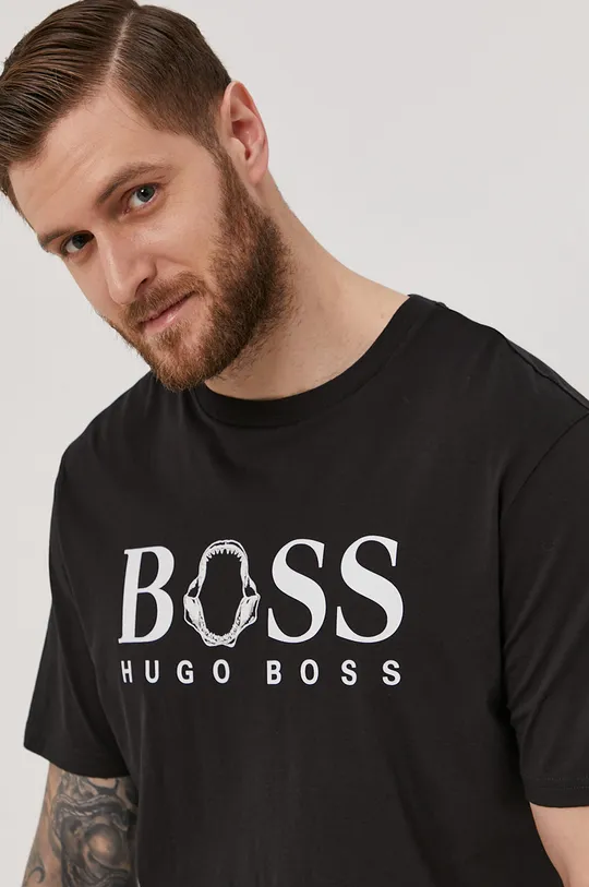 čierna Tričko Boss Casual
