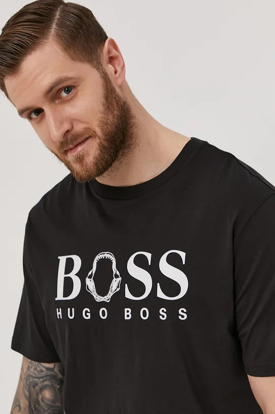 czarny Boss T-shirt Casual 50450923