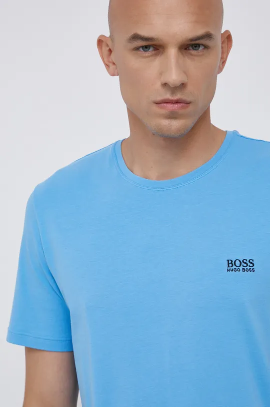 niebieski Boss T-shirt 50381904 Męski