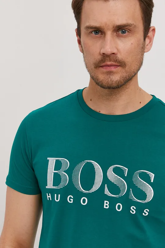 zielony Boss T-shirt 50407774 Męski