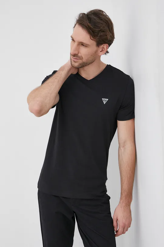 czarny Guess T-shirt (2-pack) Męski