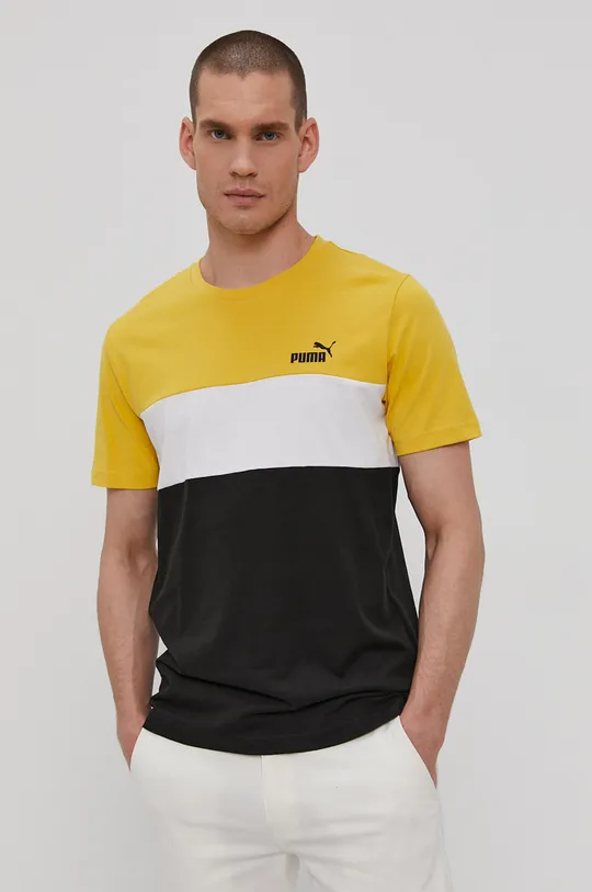 żółty Puma T-shirt 587159 Męski