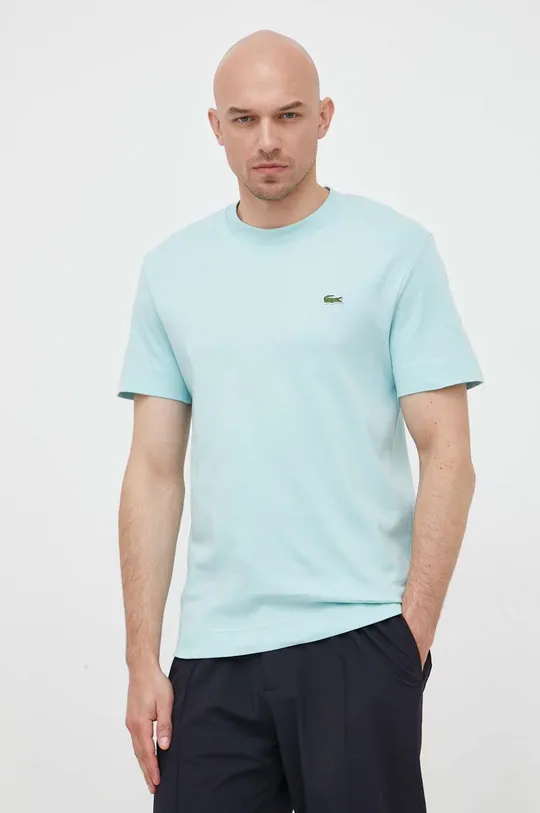 turquoise Lacoste cotton t-shirt