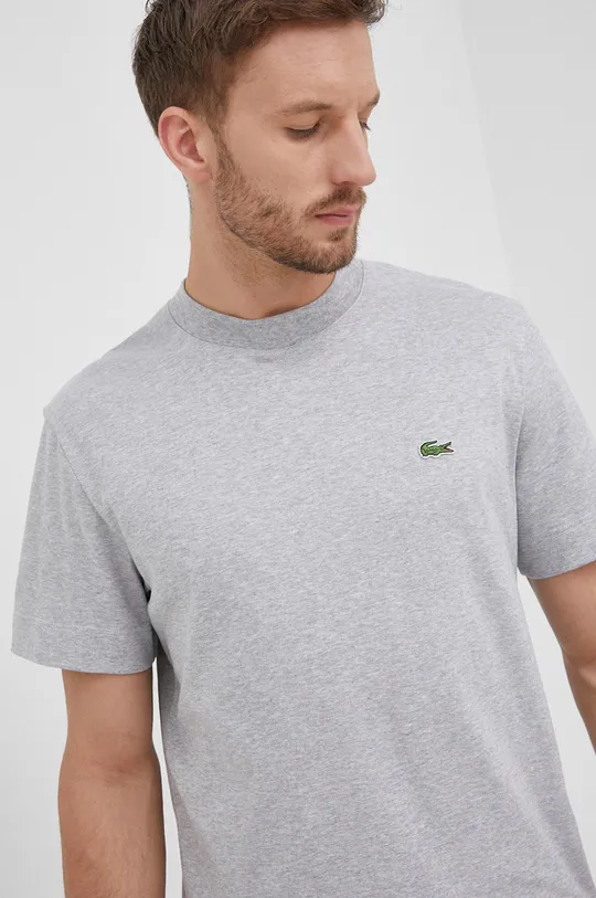 light grey Lacoste cotton t-shirt Men’s
