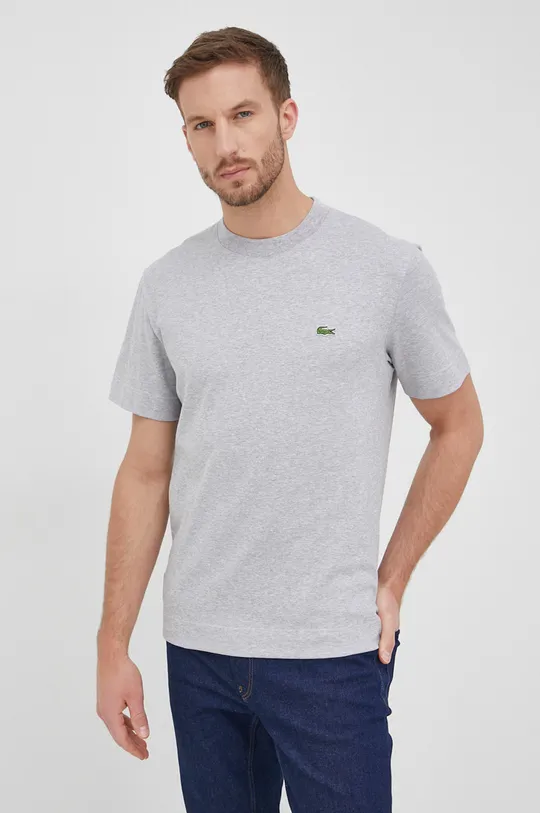 light grey Lacoste cotton t-shirt