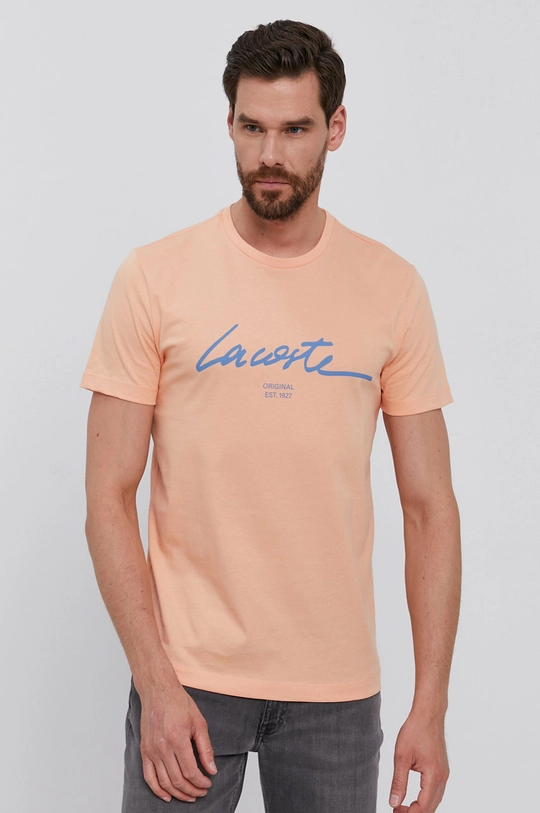 pomarańczowy Lacoste T-shirt TH0503F Męski