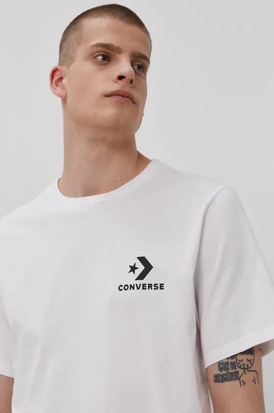 biela Tričko Converse