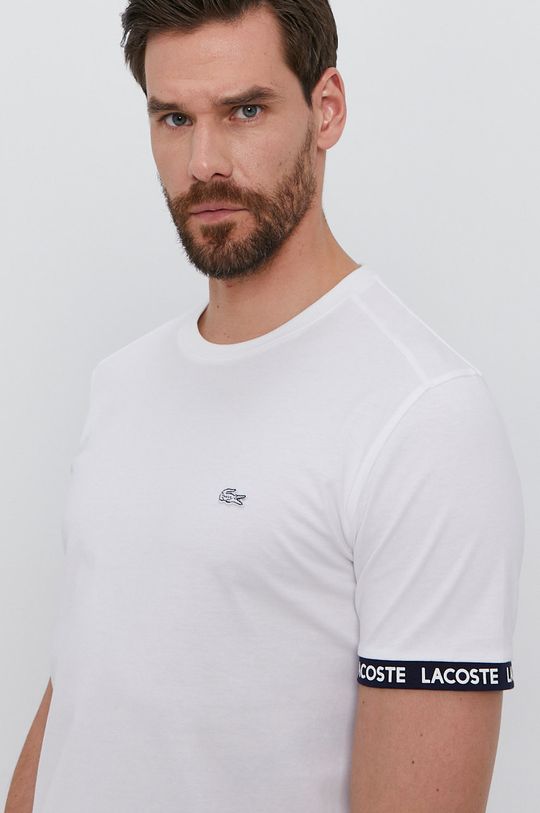 biały Lacoste T-shirt
