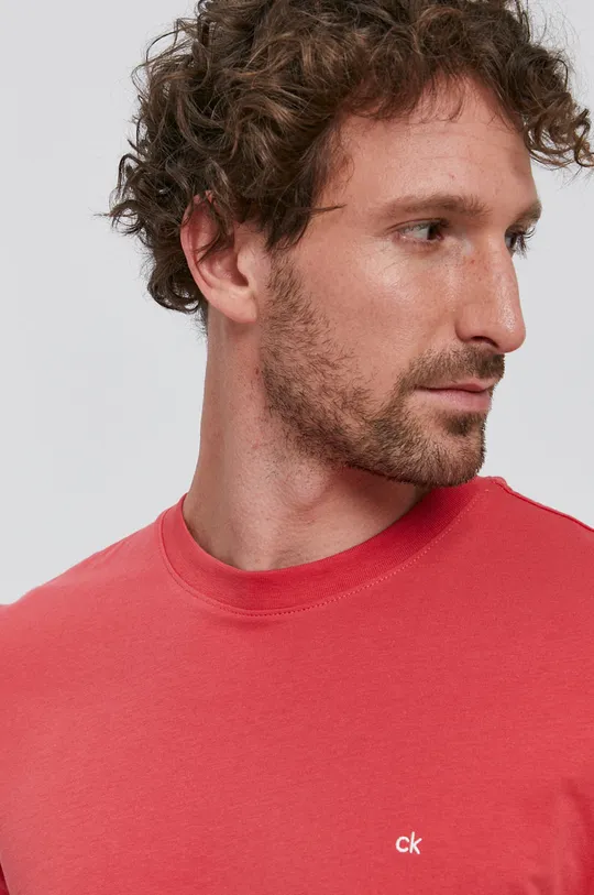 czerwony Calvin Klein T-shirt