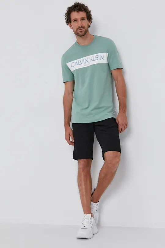 Tričko Calvin Klein zelená