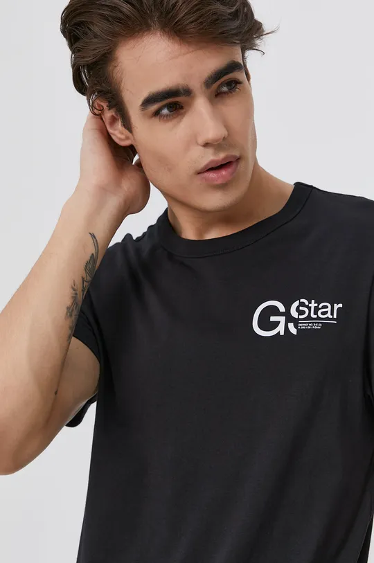 czarny G-Star Raw T-shirt D18758.C627