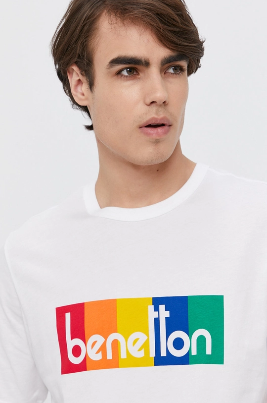 United Colors of Benetton T-shirt bawełniany Męski