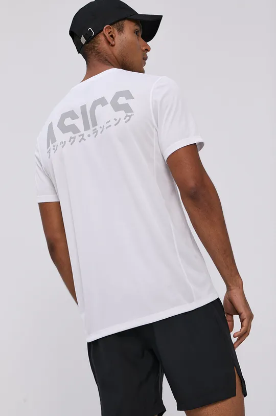 Asics T-shirt 100 % Poliester z recyklingu