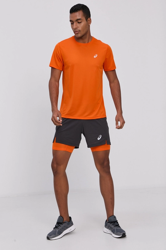 Asics T-shirt pomarańczowy