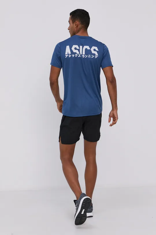niebieski Asics T-shirt Męski