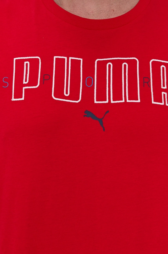 czerwony Puma T-shirt 584509