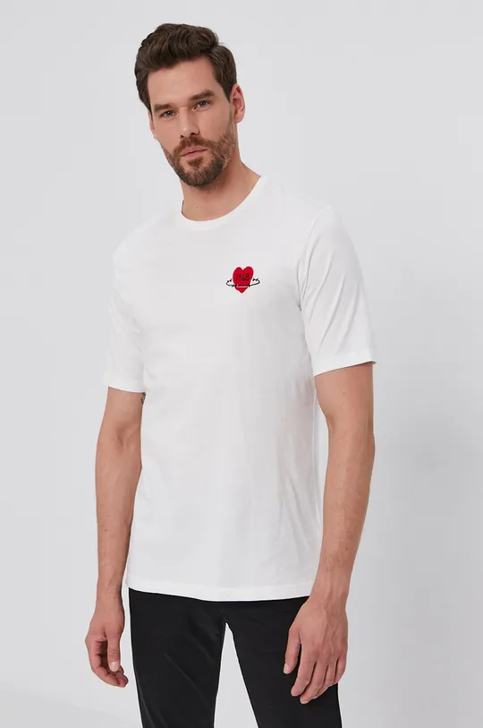 biały Sisley T-shirt