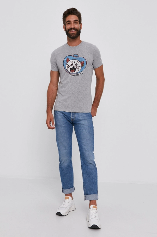 Sisley T-shirt szary