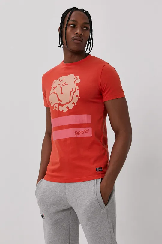 narancssárga Superdry t-shirt Férfi