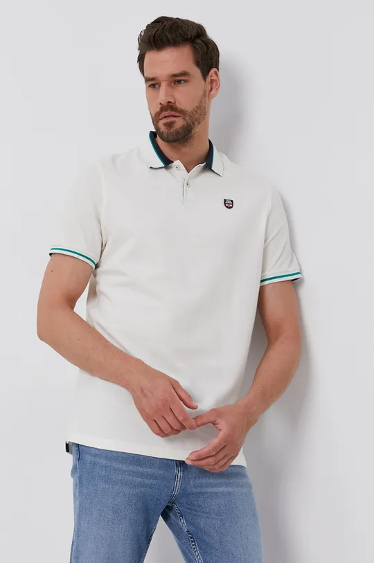 biały Pepe Jeans Polo Terence