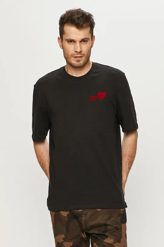 czarny Reebok Classic - T-shirt GN3777 Unisex