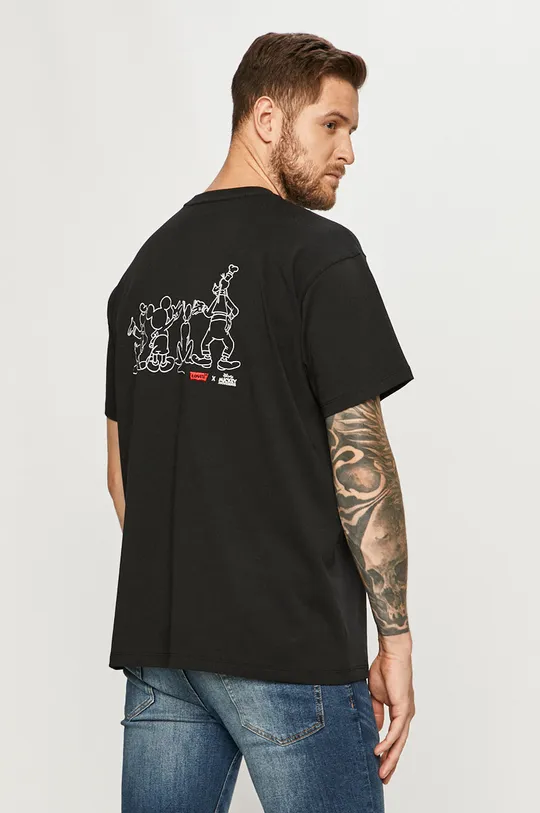 czarny Levi's - T-shirt x Disney