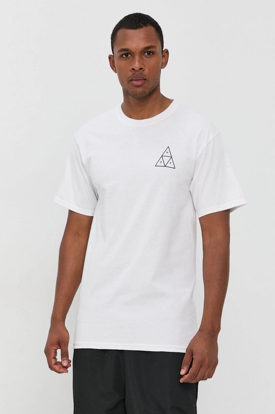 HUF T-shirt bawełniany 100 % Bawełna