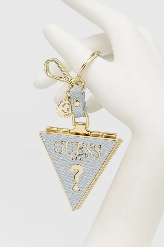 modrá Prívesok na kľúče so zrkadlom Guess Dámsky