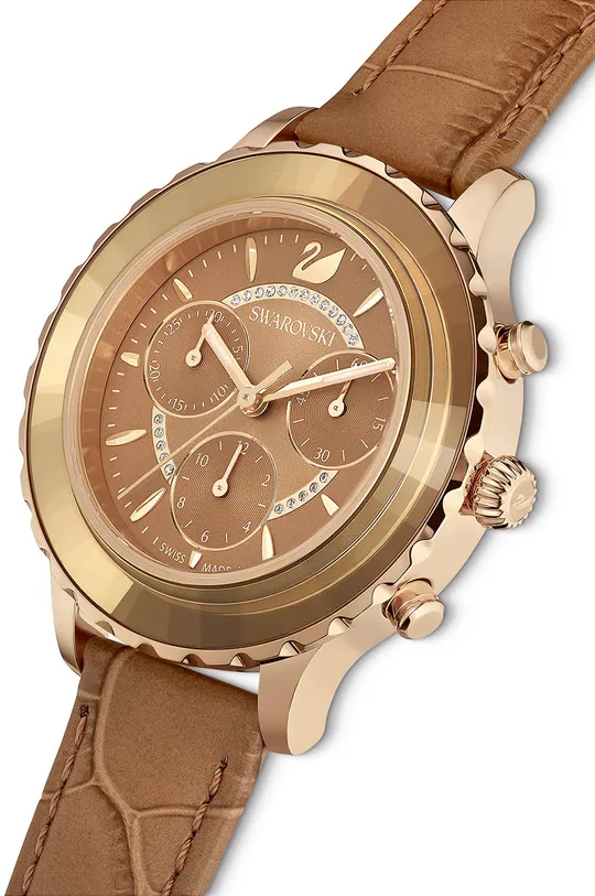 Swarovski zegarek brązowy