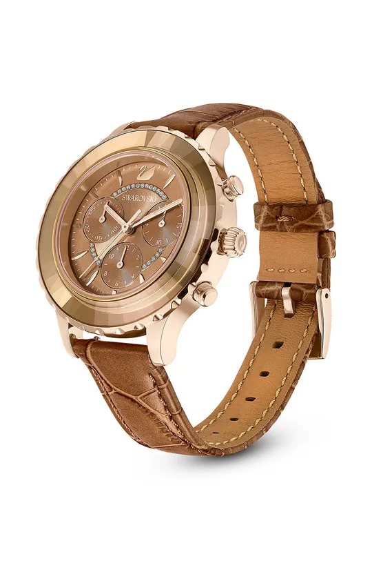 brązowy Swarovski zegarek
