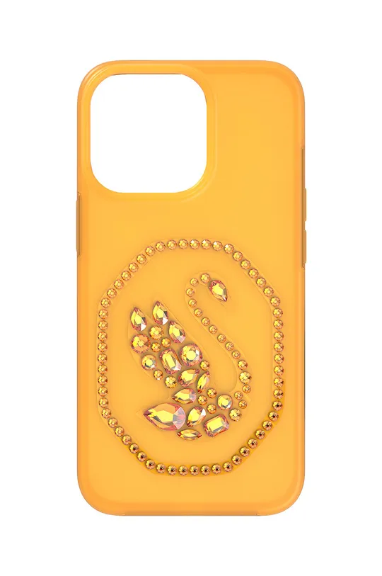 жёлтый Чехол на телефон Swarovski iPhone 13 Женский