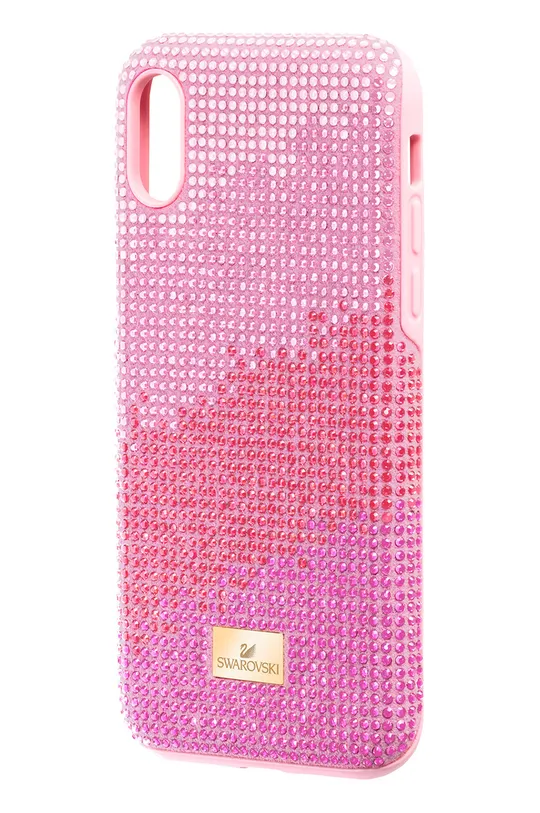 Swarovski High Love iPhone Xs MAX telefon tok rózsaszín
