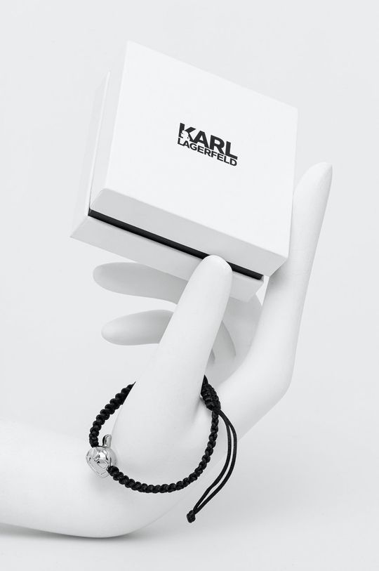 Karl Lagerfeld bransoletka 221W3915 czarny