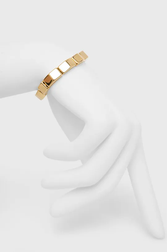 Zapestnica Kat Maconie Prism Stud Elasticated Bead Bracelet zlata