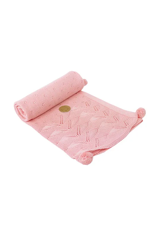 Jamiks - Κουβέρτα μωρού Malibu ροζ