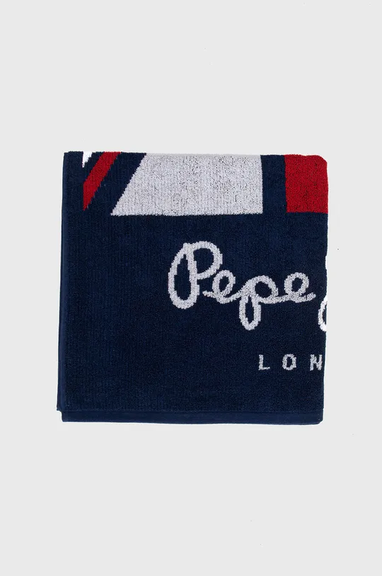 Παιδική βαμβακερή πετσέτα Pepe Jeans σκούρο μπλε